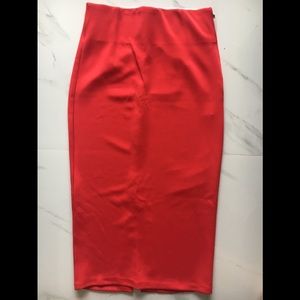 Red pencil skirt brand new
